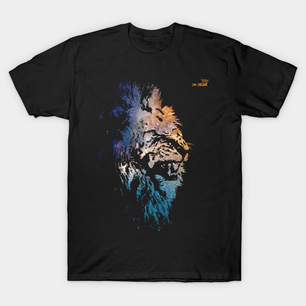 Astro Lion T-Shirt by IamValkyrie